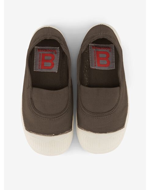 Kaki Lya elastisch tennis voor kinderen