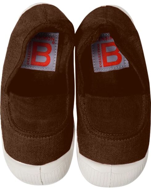 Esadora kastanjebruin elastisch tennis