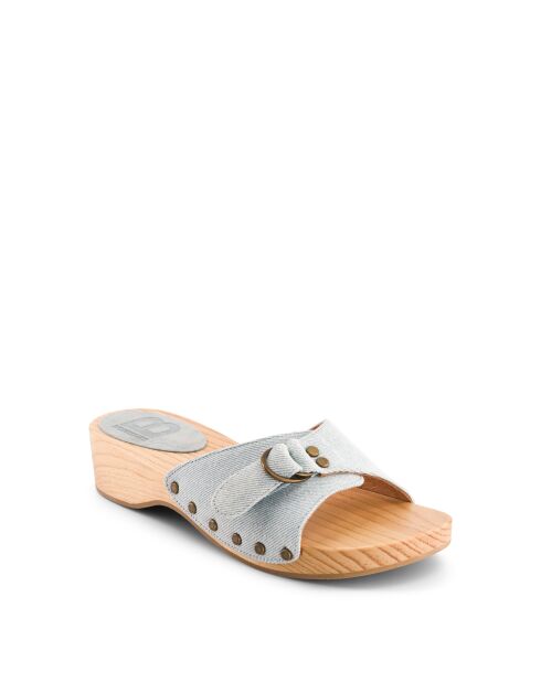 Sabots Angie light denim