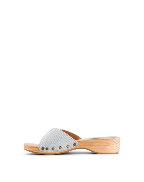 Sabots Angie light denim