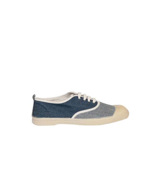 Scarpe da tennis stringate Lorya in denim
