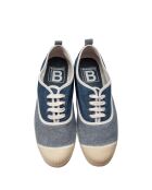 Scarpe da tennis stringate Lorya in denim