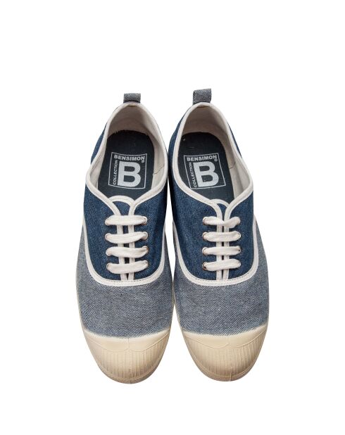 Scarpe da tennis stringate Lorya in denim