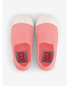 Nola zachtroze elastische tennisschoenen voor kinderen