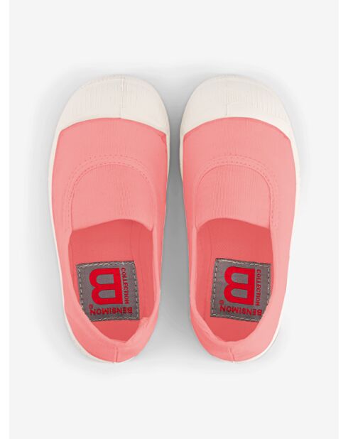 Nola zachtroze elastische tennisschoenen voor kinderen