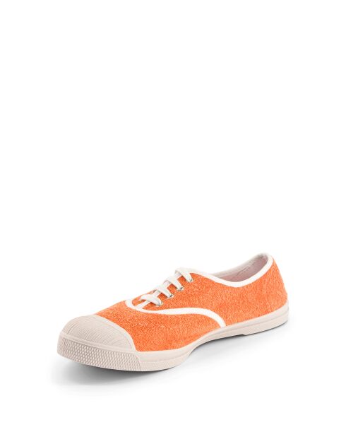 Tennis in spugna albicocca con lacci