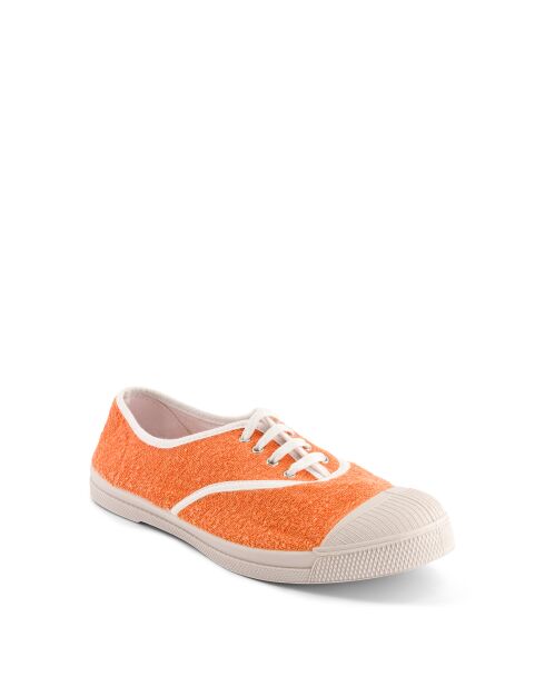 Tennis in spugna albicocca con lacci