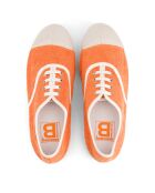 Tennis in spugna albicocca con lacci