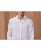 Valmir wit overhemd van 100% linnen