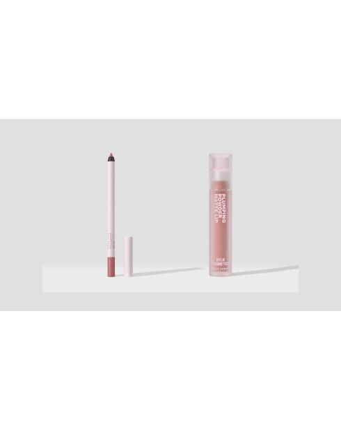 Duo Repulpant Risky Pink - Poudre repulpante lèvres matte & Crayon à Lèvres 6