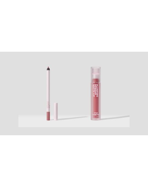 Duo Repulpant Risky Pink - Poudre repulpante lèvres matte & Crayon à Lèvres 4