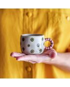 Bicchiere beige papavero - 100ml