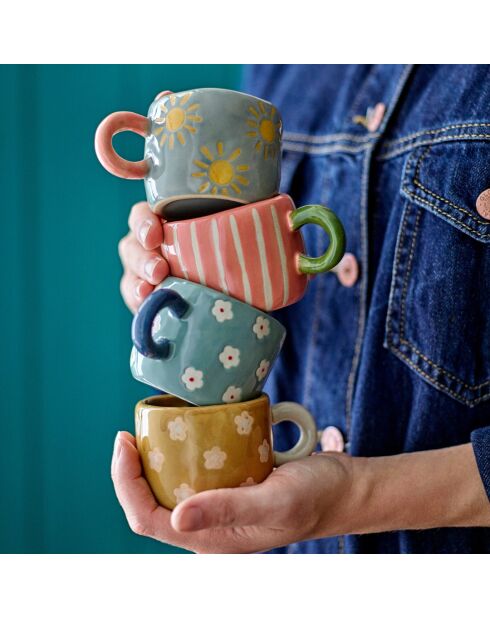 Charlie blaue Tasse - 6,5x5 cm