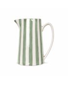 Lila Matcha gestreepte karaf - H.21,3 cm