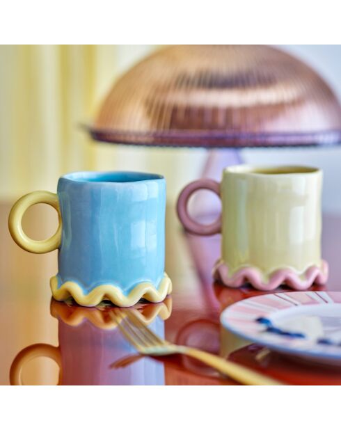 Mug Serena bleue - 10x10 cm