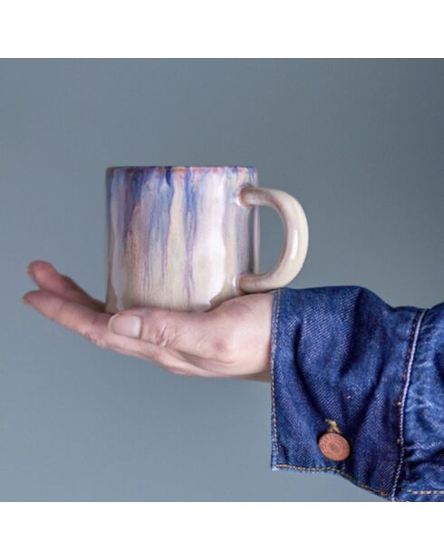 Vaso Janis azul beige - 180 ml