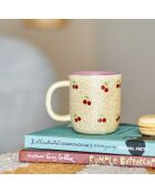 Beker met kersen - 7 x 8 cm