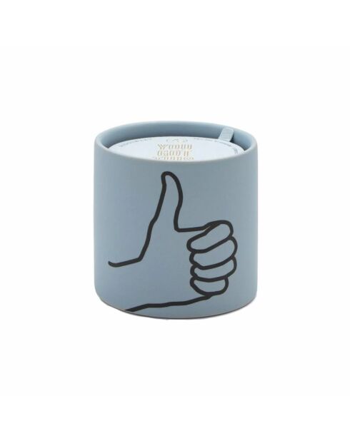 Vela aromática YOU GOT THIS con hojas de menta y cardamomo, 8 x 8 x 7,5 cm