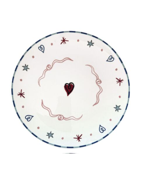 4 platos Love in Freedom - D.26,7 cm