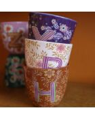 Tazza con monogramma Alice Lettera H - 8x7,5 cm