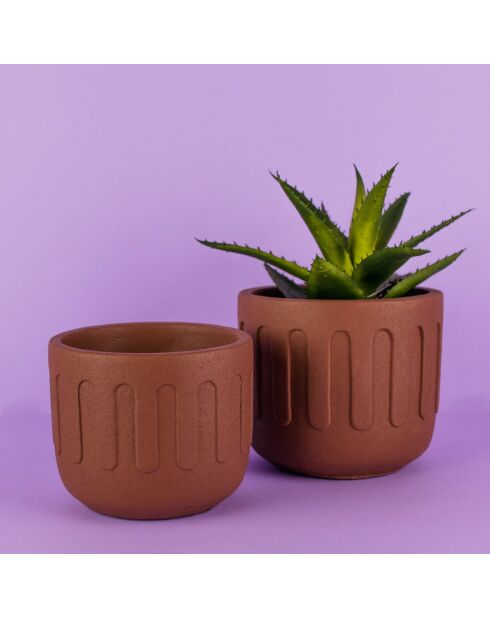 Terracotta bloempot