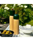 Dúo Woodie de sal y pimiento verde L - 21,5 cm