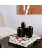 Vase Paul noir - 16,5x8,5x15,5cm