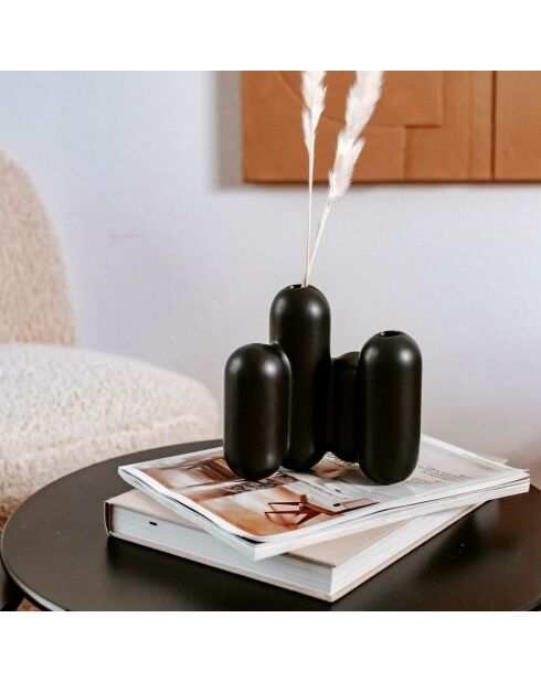 Vaso Paul nero - 16,5x8,5x15,5 cm