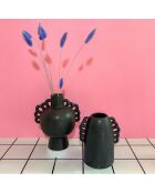 Vase Tobias noir - 17x14x21cm