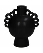 Vase Tobias noir - 17x14x21cm