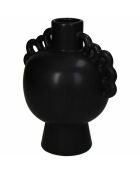 Vase Tobias noir - 17x14x21cm