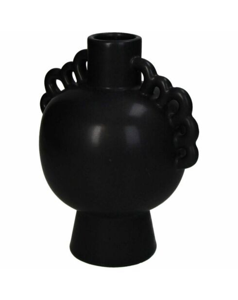 Vaso nero Tobias - 17x14x21cm