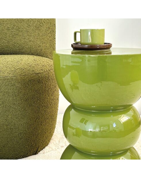 Tasse Chic avec soucoupe Vert foncé - 100ml