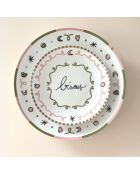 4 Bisous dessertborden - D.19cm