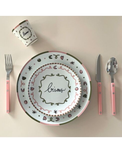 4 Bisous dessertborden - D.19cm