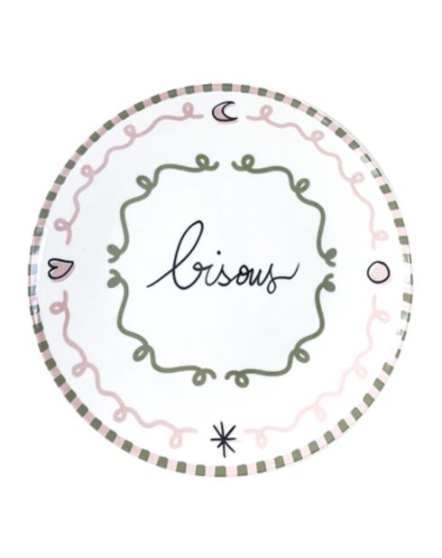 4 Bisous dessertborden - D.19cm