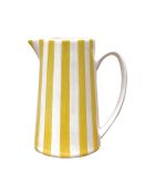 Lila geel gestreepte karaf - H.21,3 cm