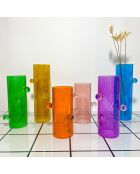 Alban Violet vaas - 8,8x18cm