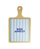 Tagliere per aperitivi bianca blu - 32,517,5 cm