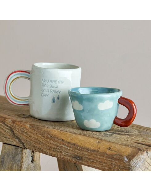 Claudie pastelblauwe beker - 100ml