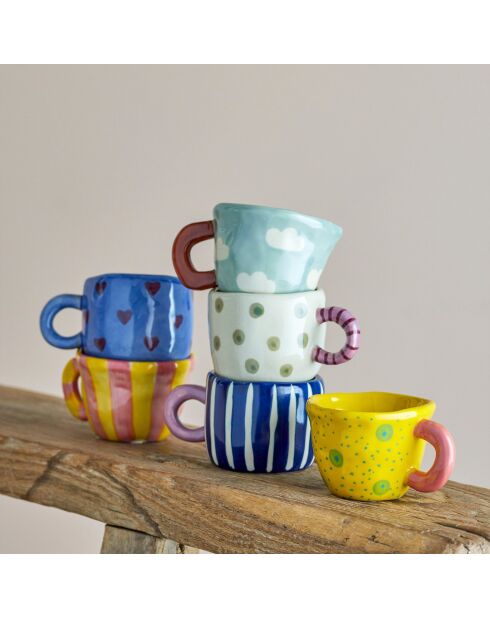 Claudie pastelblauwe beker - 100ml