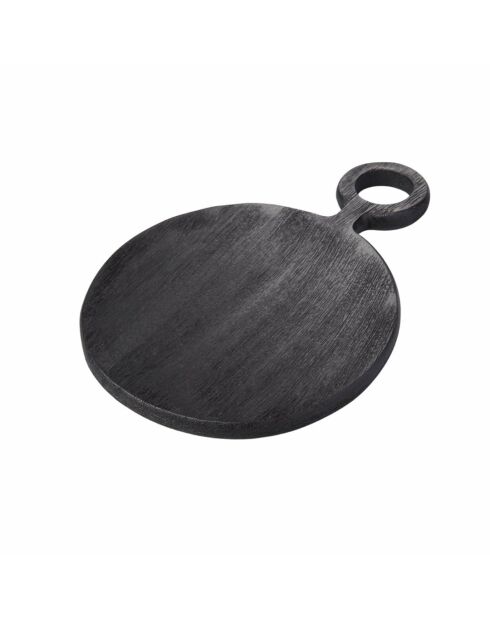 Zwarte ronde snijplank