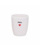 Red Dad Message Cup - H7,3xD8,2cm
