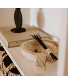 Dekoratives Tablett aus Paulownienholz - 24x18x4 cm