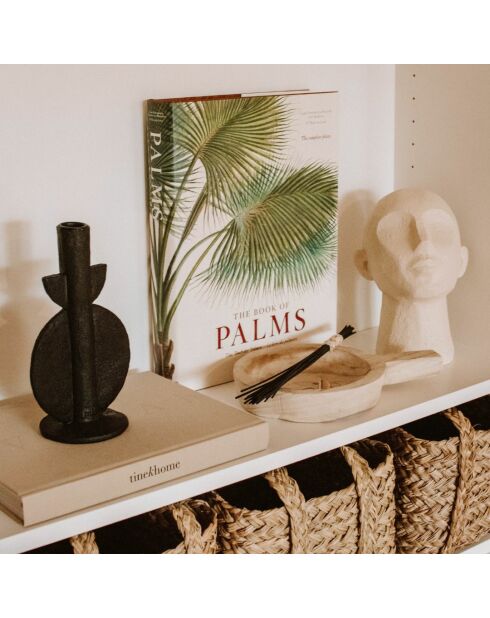 Dekoratives Tablett aus Paulownienholz - 24x18x4 cm