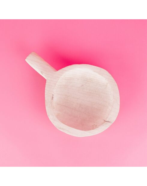 Dekoratives Tablett aus Paulownienholz - 24x18x4 cm