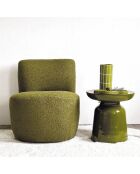 Noa vaas met groene tegellook - 23x10,5cm