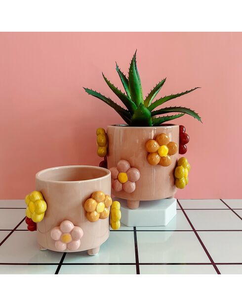 Vaso da fiori medio Flora - 17x15 cm