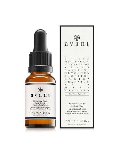 Traitement Redensifiant & Revitalisant Cuir Chevelu et Cheveux à la Biotine -30ml