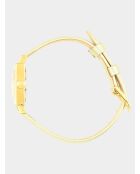 Gouden leren dameshorloge voor dames uit de jaren 50